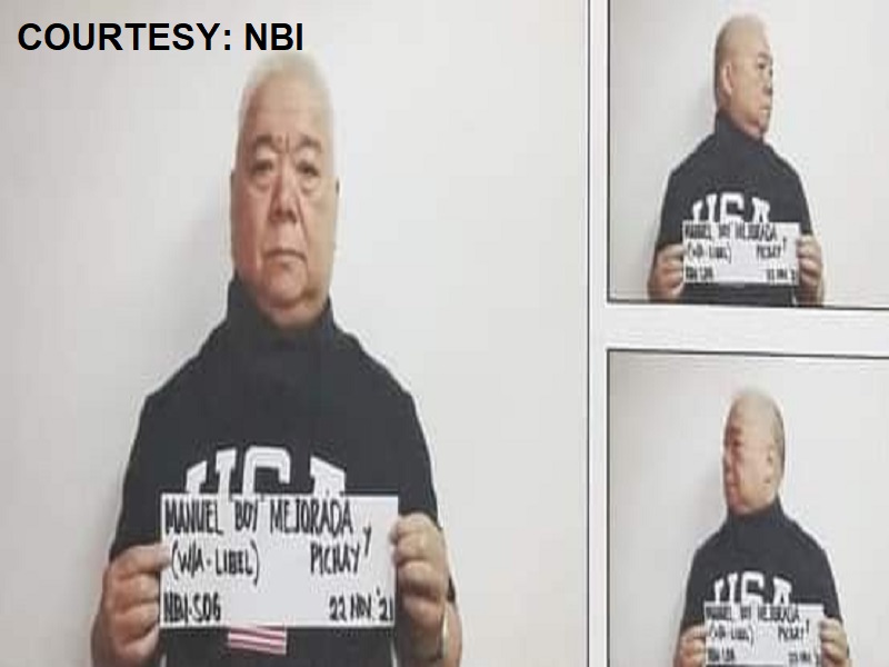 Dating provincial administrator sa Iloilo inaresto ng NBI dahil sa kasong libel