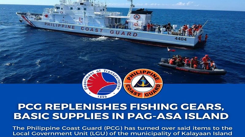 Coast Guard naghatid ng suplay sa Pag-Asa Island