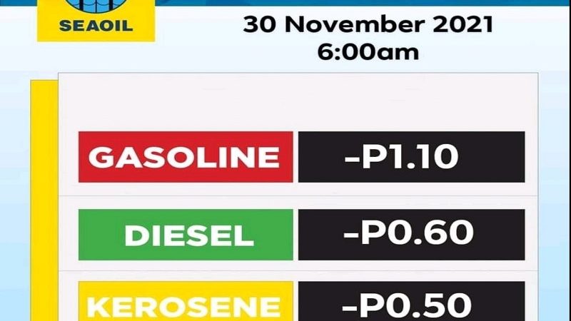 Mga kumpanya ng langis may rollback sa presyo ng produktong petrolyo