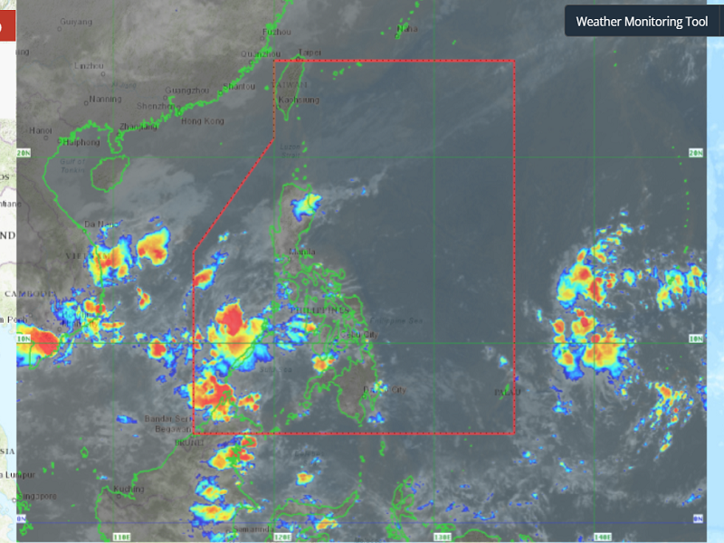 Malaking bahagi ng bansa uulanin dahil sa LPA