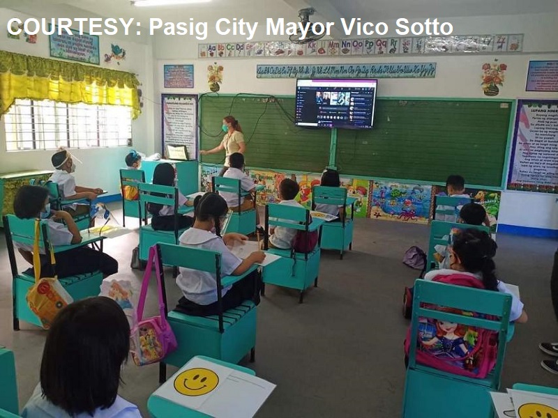 Apat na paaralan sa Pasig City inihahanda na para sa pilot implementation ng face-to-face classes