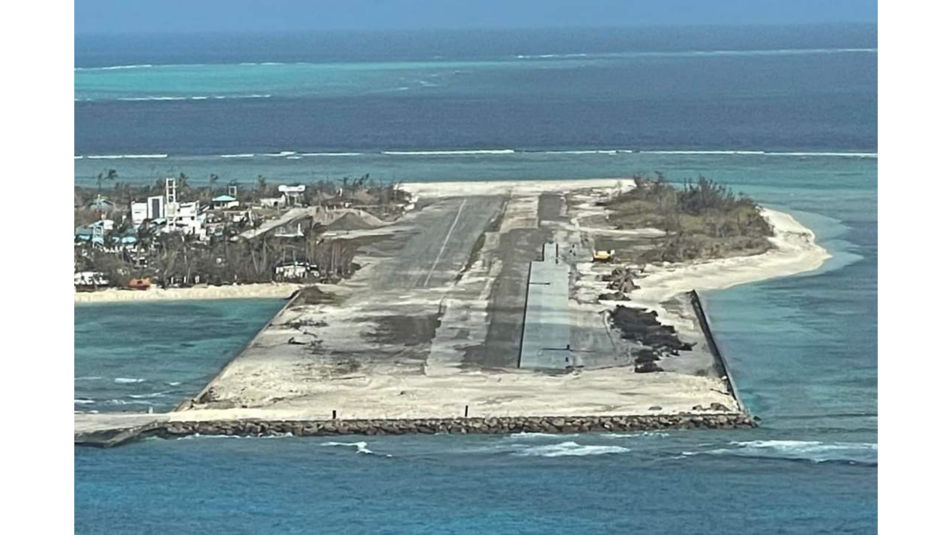 Coast Guard nagsagawa ng aerial survey sa Pag-asa Island