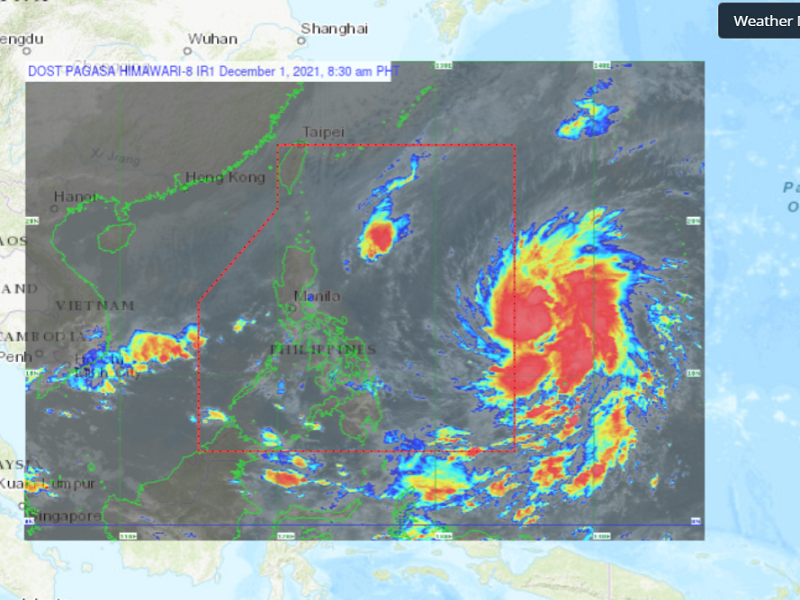 Bagyo sa labas ng bansa lumakas pa, isa nang tropical storm ayon sa PAGASA