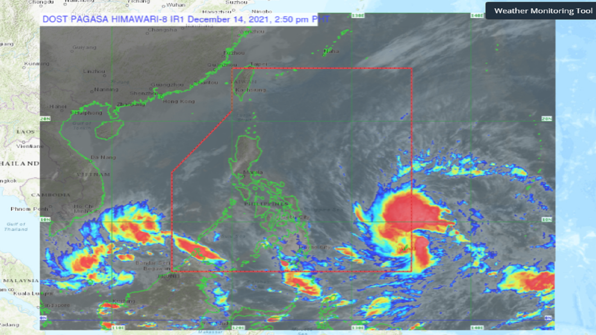 Bagyong may international name na “Rai” lumakas pa at naging Severe Tropical Storm