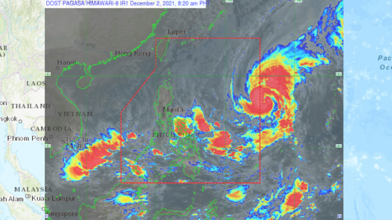 Bagyong may international name na Nyatoh lumakas pa; umabot na sa typhoon category