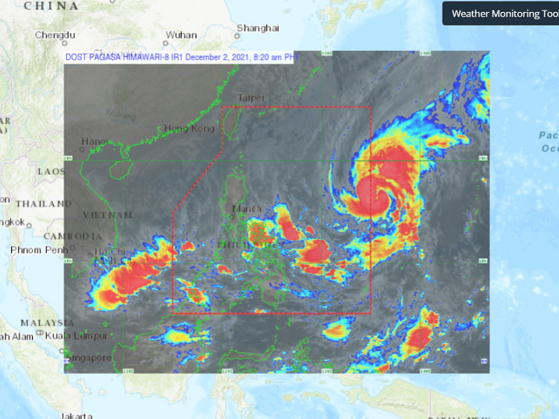 Bagyong may international name na Nyatoh lumakas pa; umabot na sa typhoon category