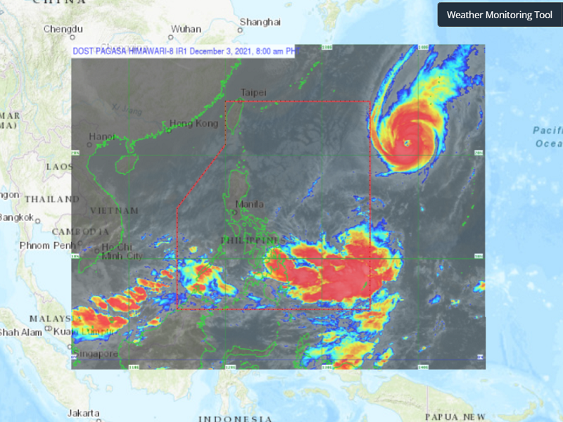 Malaking bahagi ng bansa uulanin dahil sa trough ng Typhoon Nyatoh