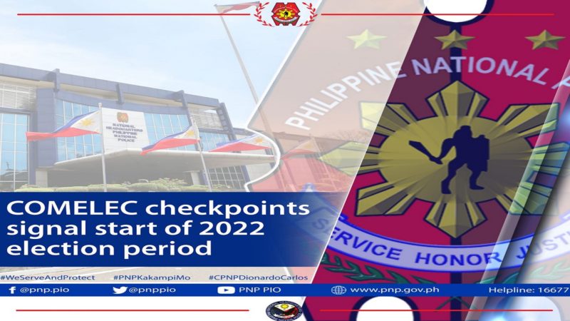 Sa ganap na pagsisimula ng election period, checkpoints inilatag na sa iba’t ibang panig ng bansa