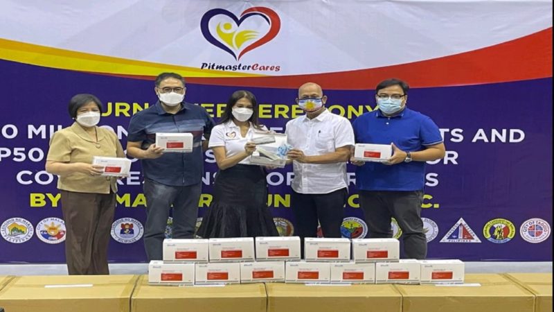 Pitmaster Foundation nagbigay P100M sa LGUs, para pambili ng COVID testing kits