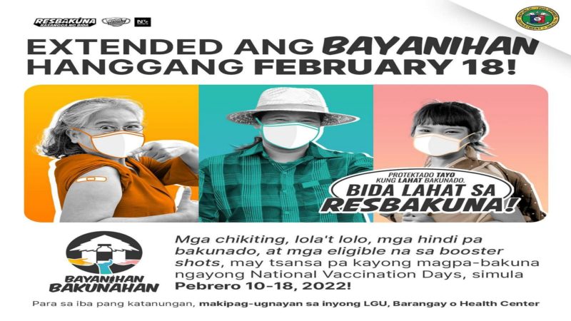 Bayanihan Bakunahan III pinalawig hanggang Feb. 18