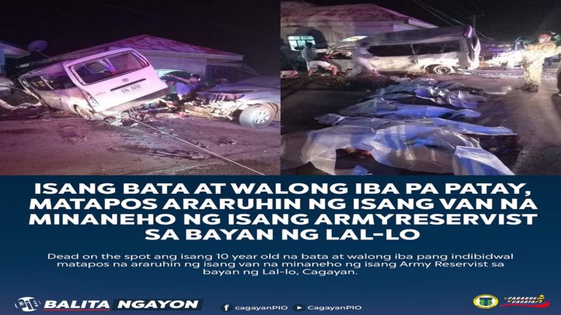 9 patay sa aksidente sa Lal-lo, Cagayan