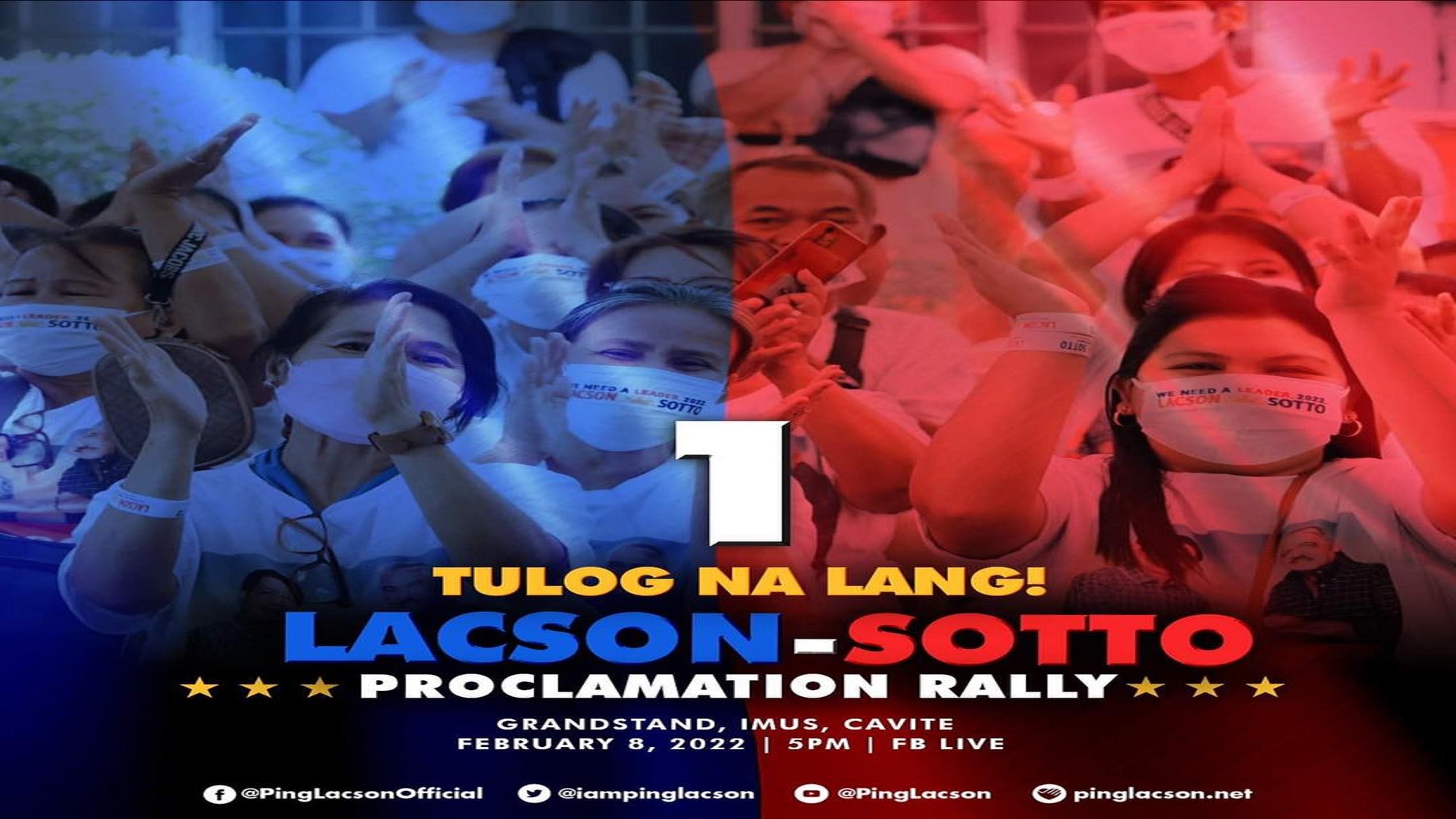 Kampanya nina Senators Panfilo Lacson at Tito Sotto sa Cavite ilulunsad