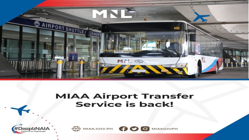 Airport Shuttle balik-operasyon na para magbigay ng libreng sakay sa mga pasahero