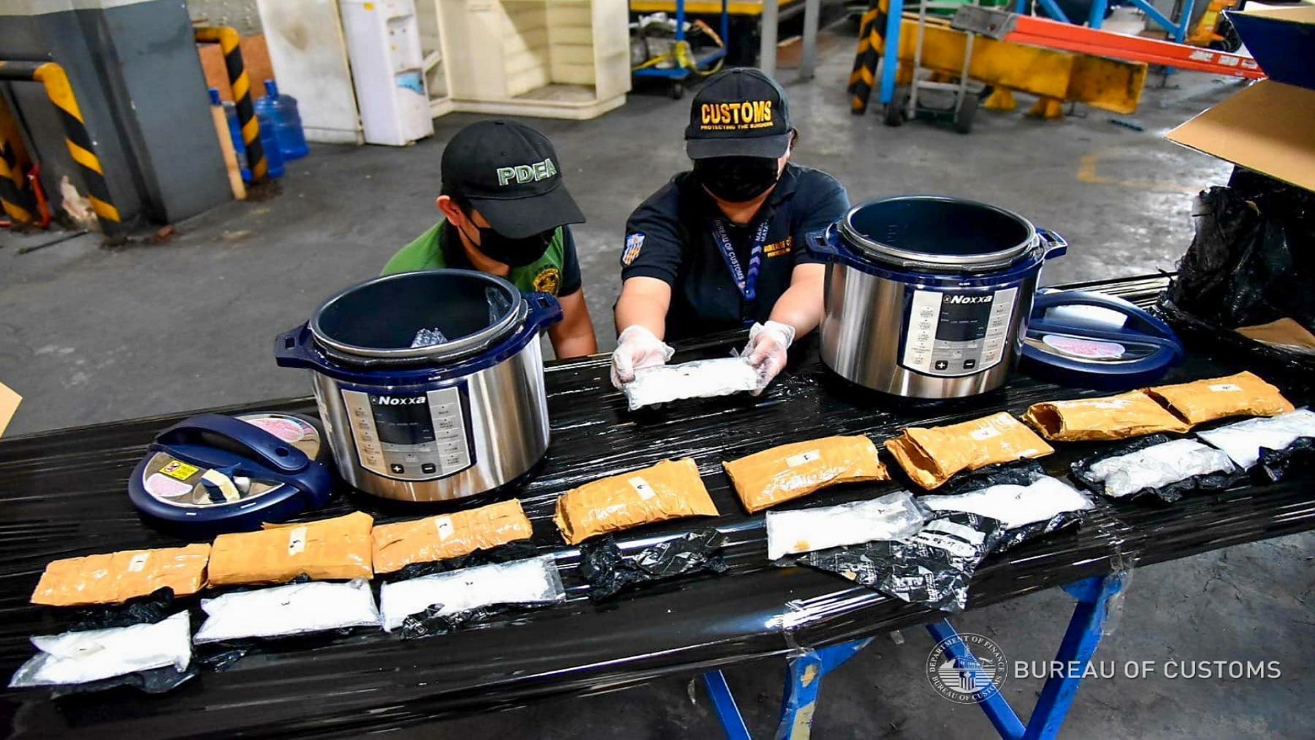 P6.8M na halaga ng shabu na itinago sa pressure cooker, nakumpiska ng Customs