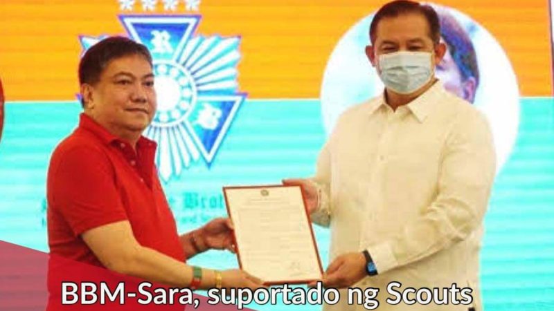 BBM-Sara, suportado ng Scouts Royale Brotherhood