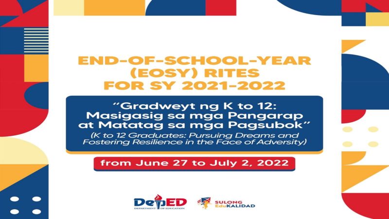 Petsa ng pagdaraos ng graduation rites itinakda na ng DepEd