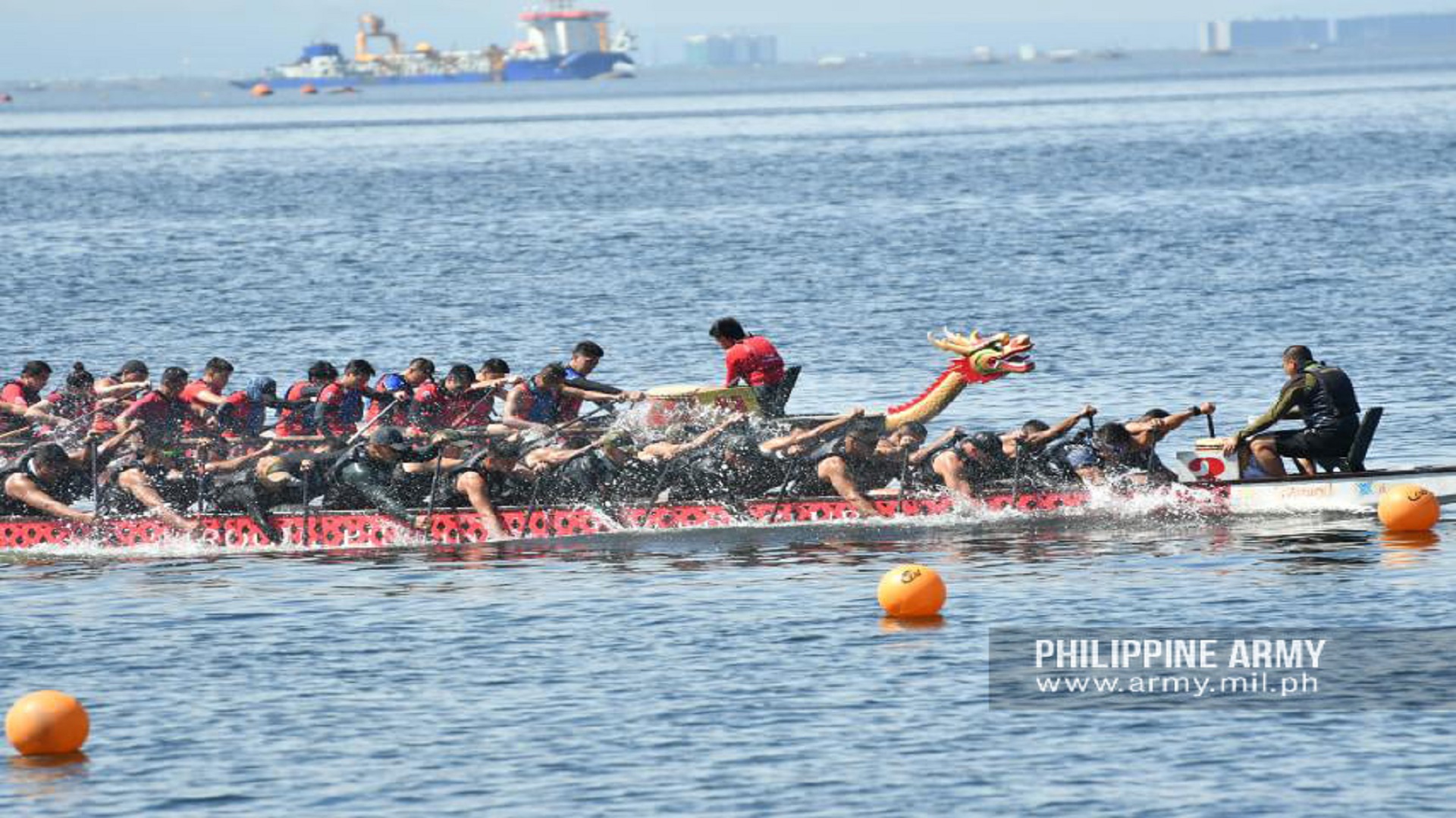 Dragon Warriors ng Philippine Army overall champion sa first leg ng Philippine Dragon Boat Federation
