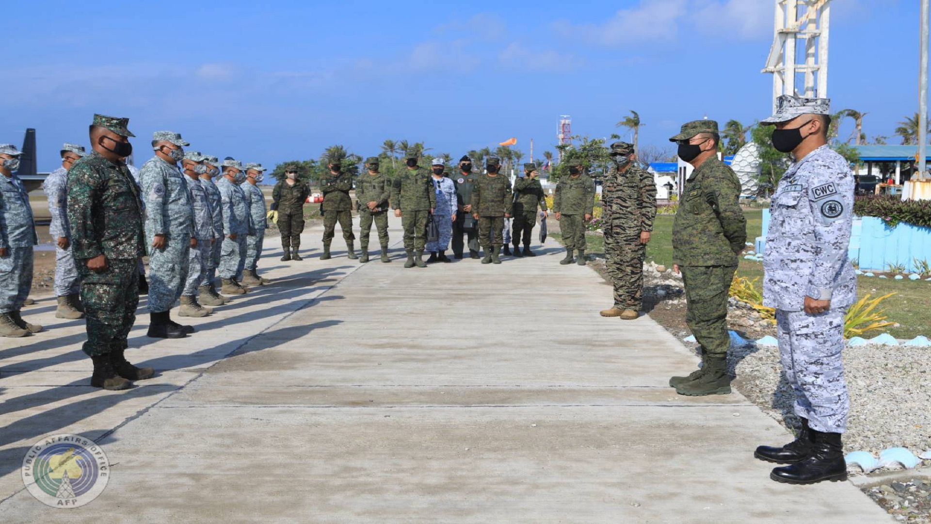 AFP Chief of Staff Gen. Andres Centino bumisita sa Pag-asa Island