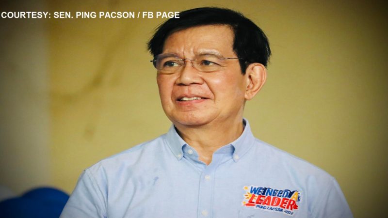 Senator Ping Lacson nagbitiw sa Partido Reporma, sinabing magpapatuloy ang kaniyang kandidatura