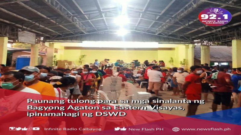 Mahigit 25,000 na Family Food Packs naipamahagi na sa mga nasalanta ng bagyong Agaton sa Eastern Visayas
