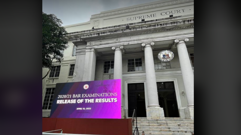 8,241 out of 11,402 examinees nakapasa sa Bar Exams