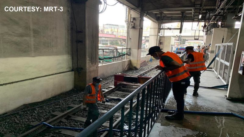 TINGNAN: Mga kagamitan sa MRT-3 sinimulan nang isailalim sa preventive maintenance