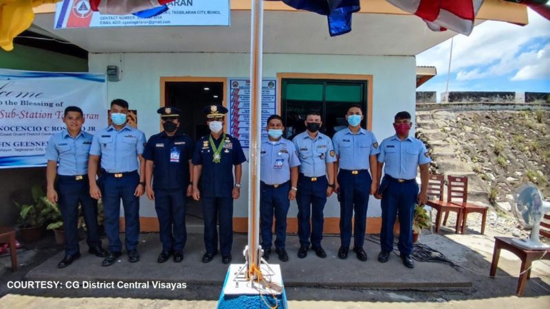 Bagong Coast Guard Sub-Station sa Tagbilaran, Bohol pinasinayaan na