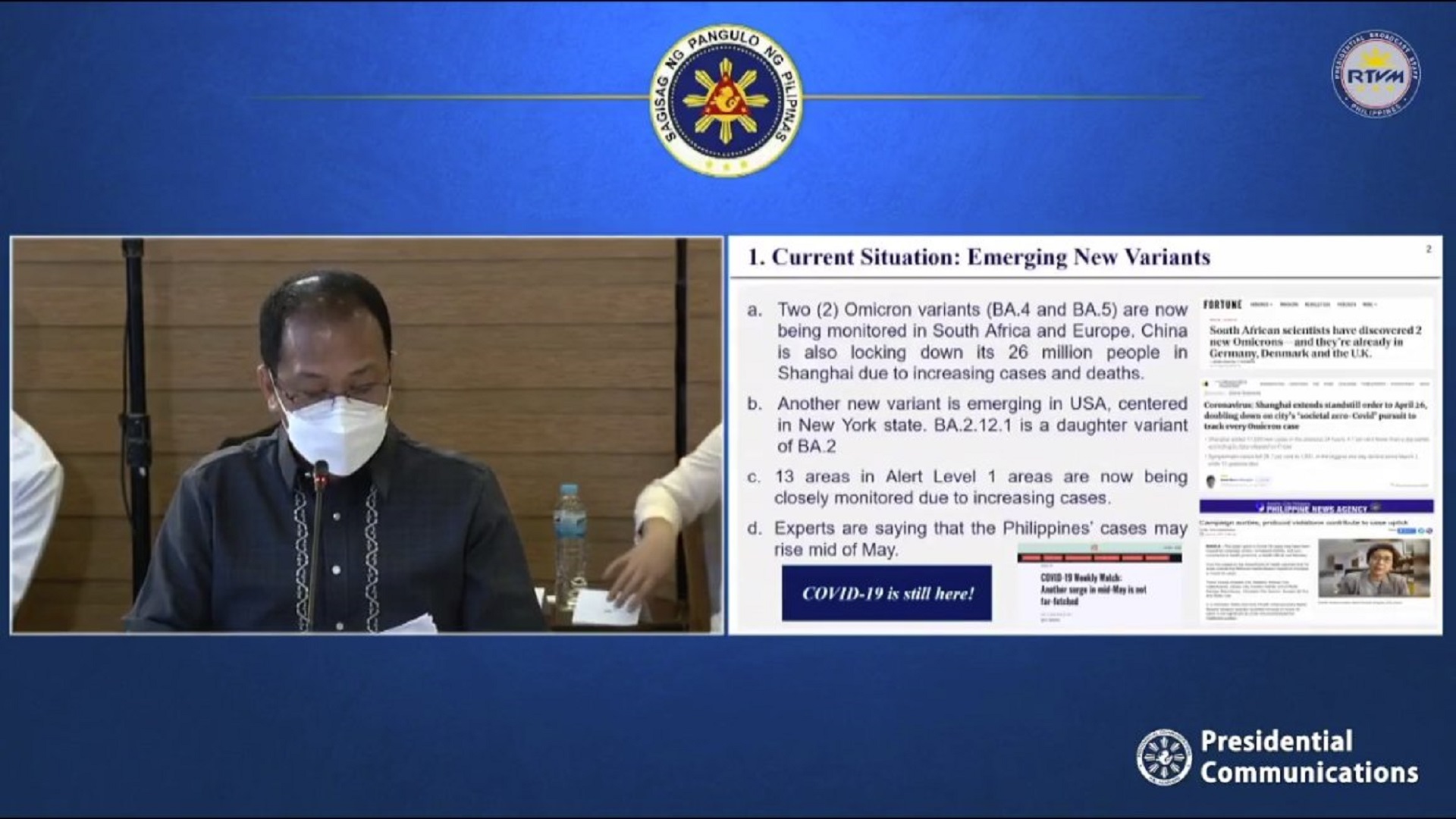 Pilipinas maaring muling makaranas ng surge ng COVID-19 sa susunod na 2 linggo hanggang 1 buwan