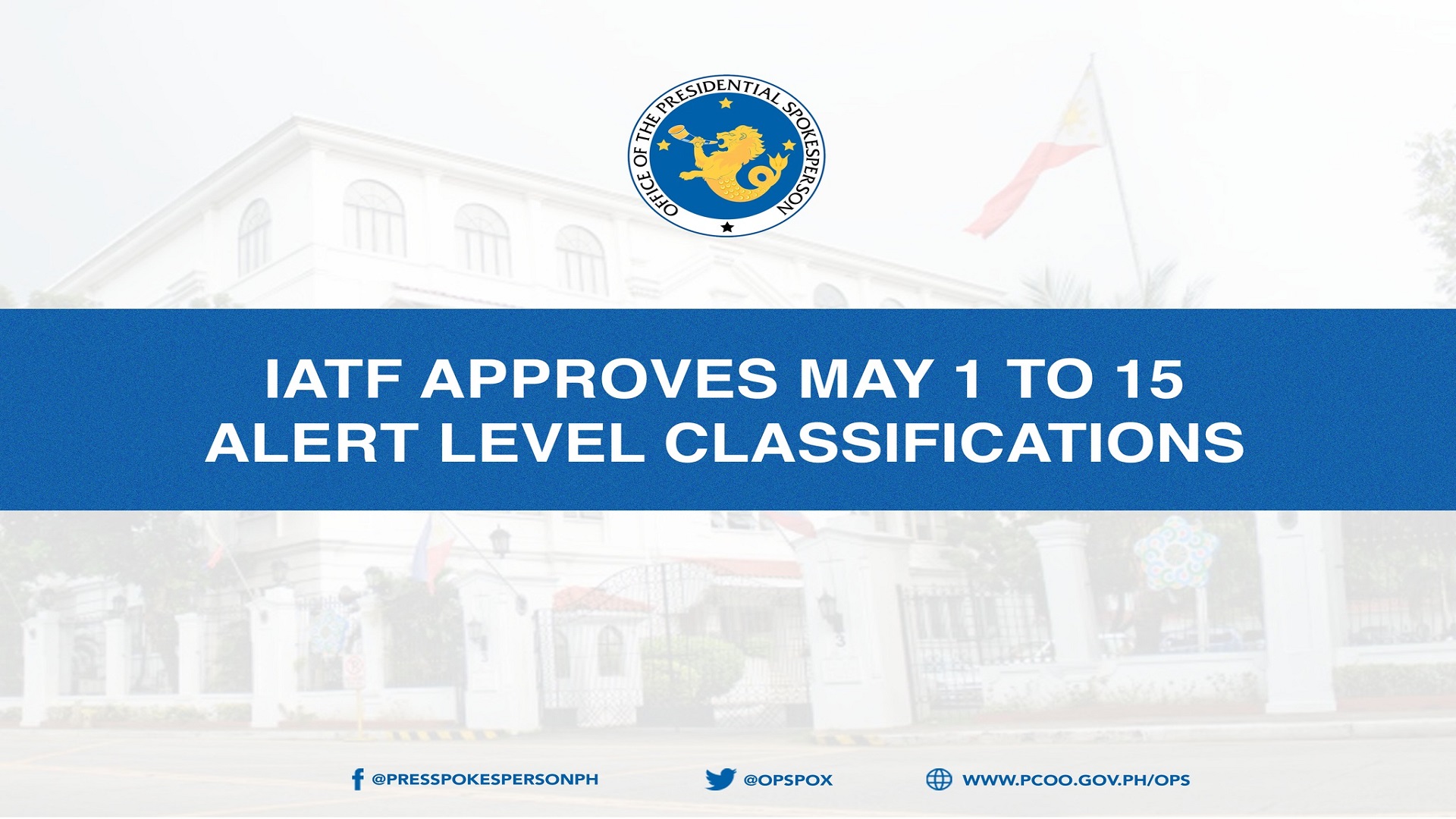 Pag-iral ng Alert Level 1 sa Metro Manila at iba pang mga lugar sa bansa pinalawig ng IATF