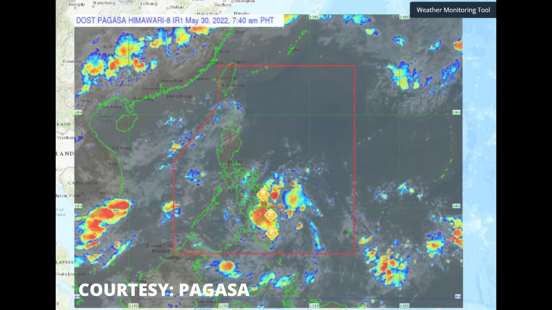 LPA nagdudulot ng pag-ulan sa Visayas at Mindanao