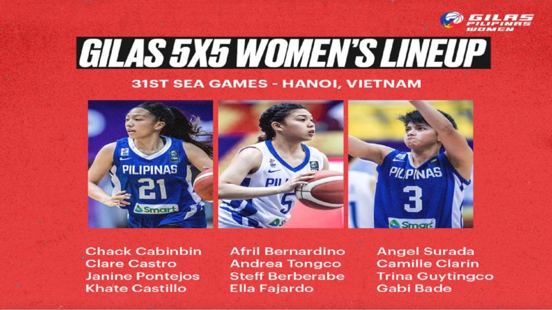 Gilas Pilipinas Women wagi kontra Indonesia sa unang laban sa ginaganap na SEA Games