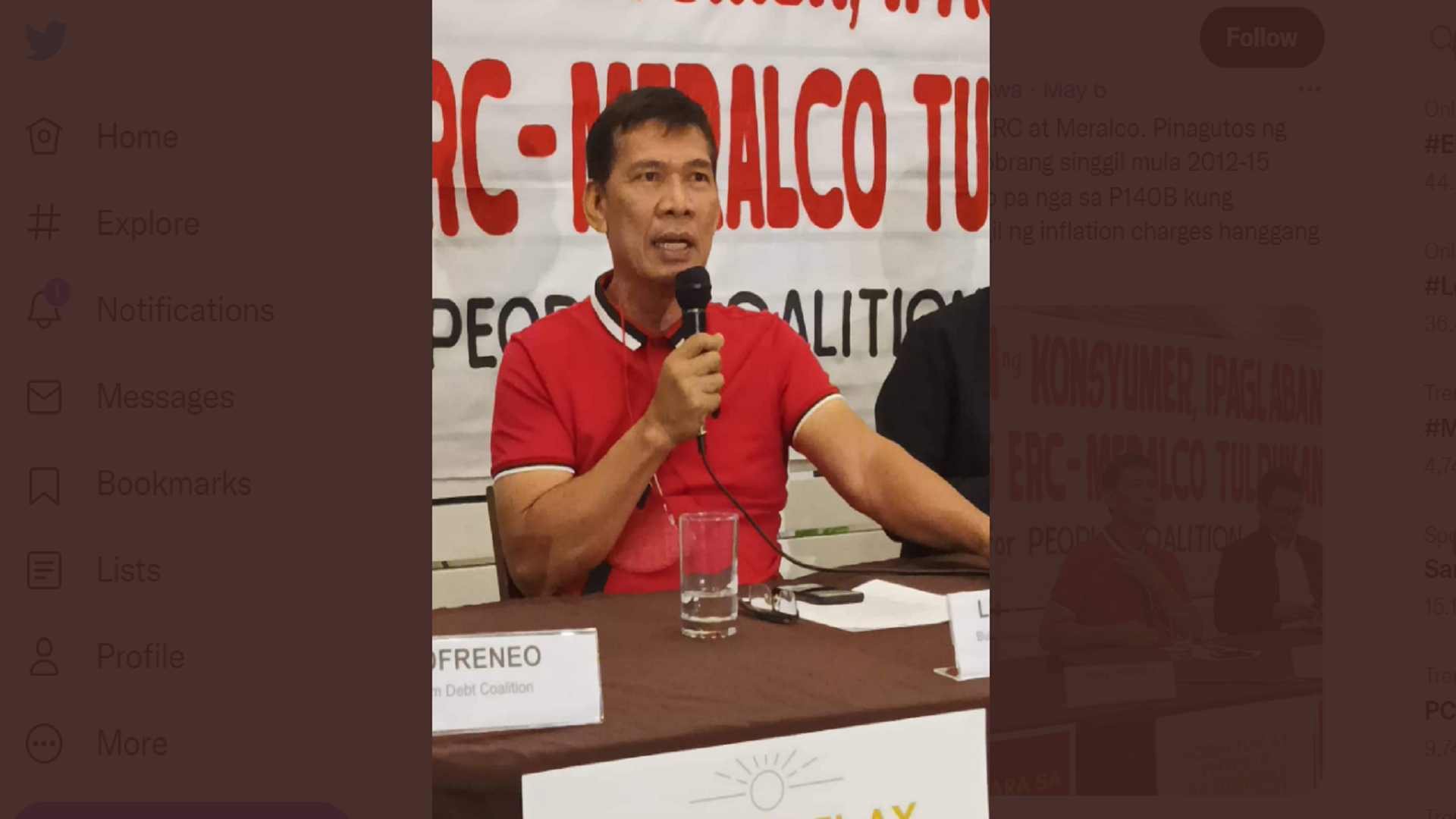 Presidential aspirant Ka Leody de Guzman nakaboto na