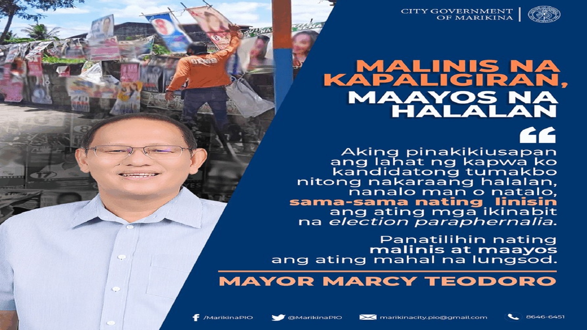 Marcy Teodoro naiproklama na sa Marikina; lumamang ng malaki kay Bayani Fernando