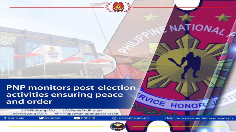 PNP tiniyak ang pagpapairal ng maximum tolerance sa mga idinadaos na post election protest