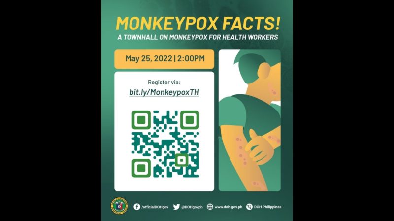 DOH magdaraos ng Town Hall session kaugnay sa Monkeypox