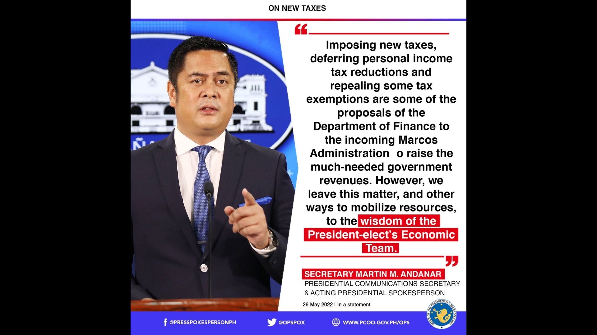 Pagpapataw ng dagdag na buwis, pag-alis sa tax exemptions ipinanukala ng DOF sa administrasyong Marcos