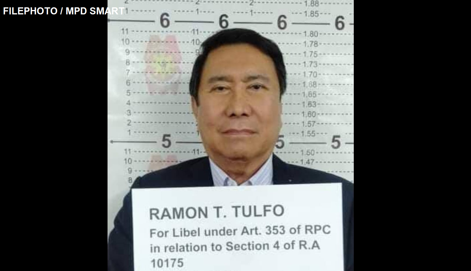 Media personality na si Ramon Tulfo inaresto habang dumadalo sa pagdinig sa Manila RTC