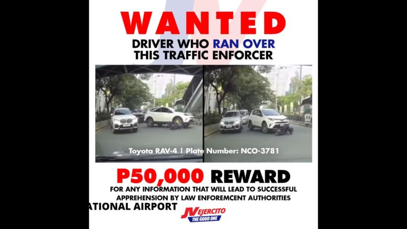 P50K reward inilabas ni Senator-elect JV Ejercito para sa makapagbibigay impormasyon sa driver ng hit and run incident sa Mandaluyong