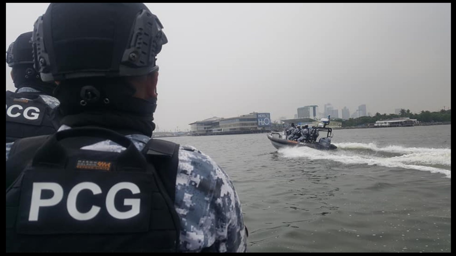 Coast Guard nagsagawa ng maritime patrol operations sa Manila Bay bilang paghahanda sa inagurasyon ni BBM