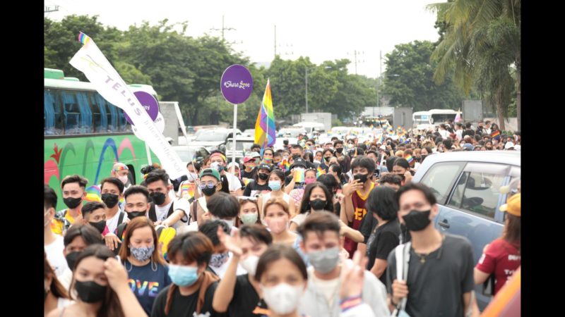 Libu-libong miyembro ng LGBTQIA+ nag-martsa sa QC bilang pagdiriwang sa Pride Month