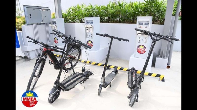 Solar charging station para sa e-bikes at e-scooters libreng magagamit sa Pasig City