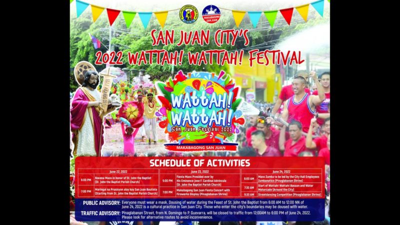 Makalipas ang tatlong taon, San Juan City muling makapagdiriwang ng Wattah Wattah Festival