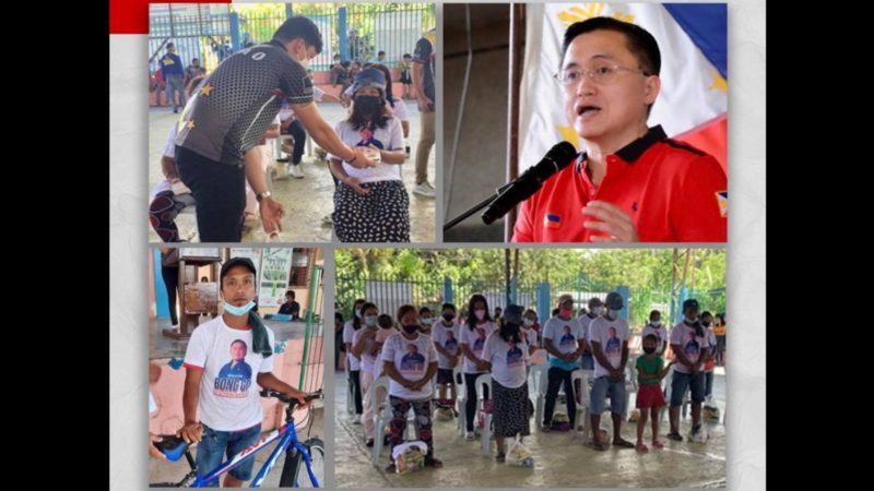Sen. Bong Go naghatid ng tulong sa mga nabiktima ng buhawi sa Digos City; pagtatatag ng DOTr ipinanawagan