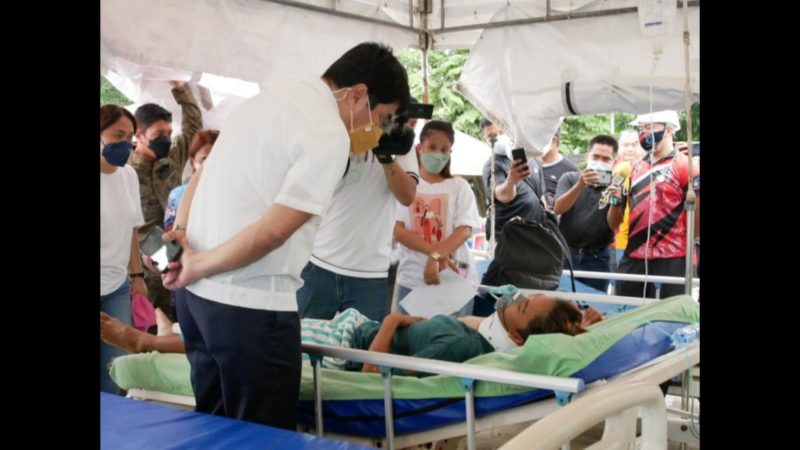 DSWD Sec. Erwin Tulfo agad pinuntahan ang mga lugar sa Abra at Vigan na nasalanta ng lindol