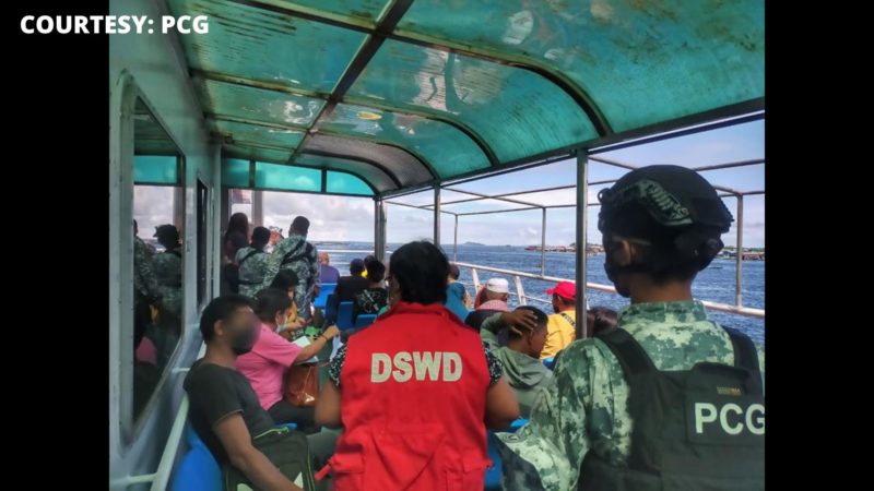 24 na biktima ng human trafficking, tinulungan ng Coast Guard para makabalik ng Mindanao
