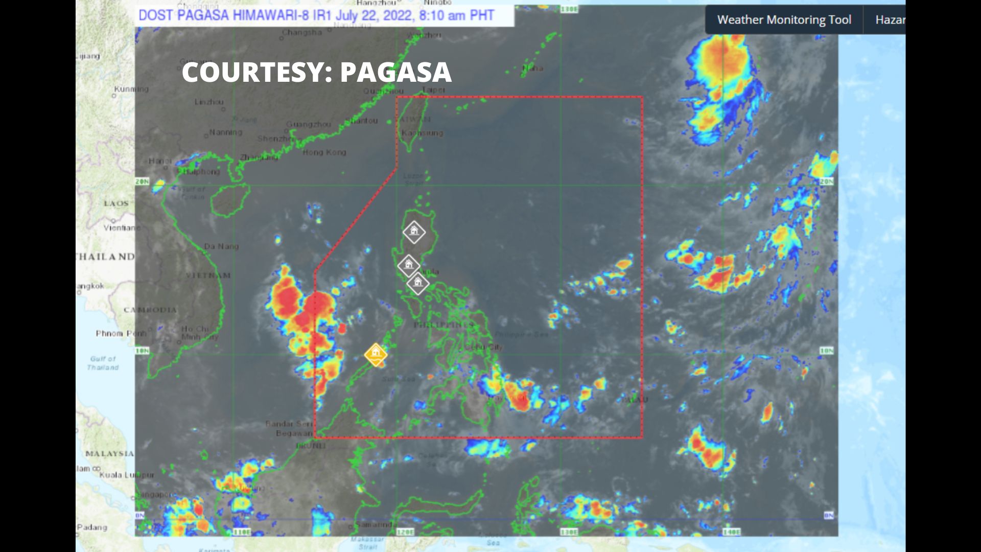 LPA binabantayan ng PAGASA sa Quezon