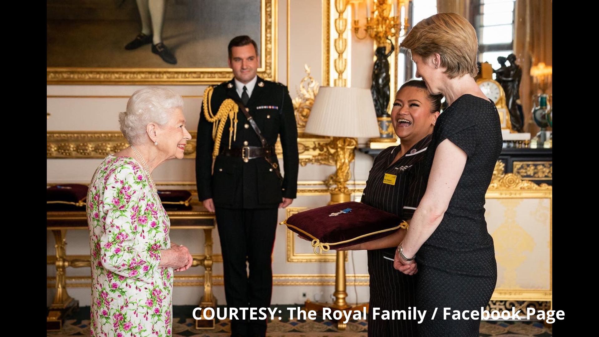 Pinay nurse sa UK kabilang sa ginawaran ng parangal ni Queen Elizabeth II