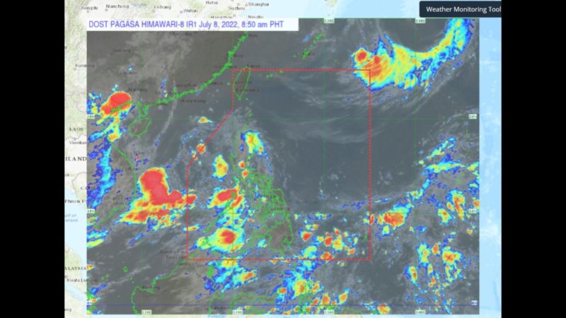 LPA binabantayan ng PAGASA sa Davao City; habagat magpapaulan sa malaking bahagi ng bansa