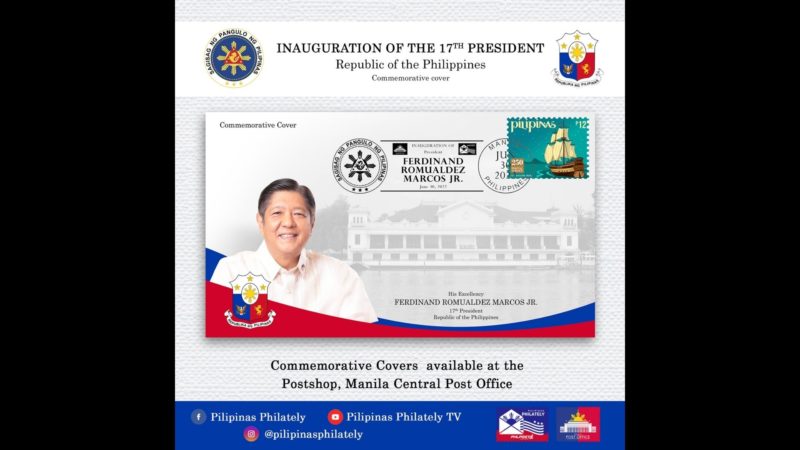 PHLPost nagpalabas ng commemorative covers tampok sina Pangulong Marcos at VP Sara