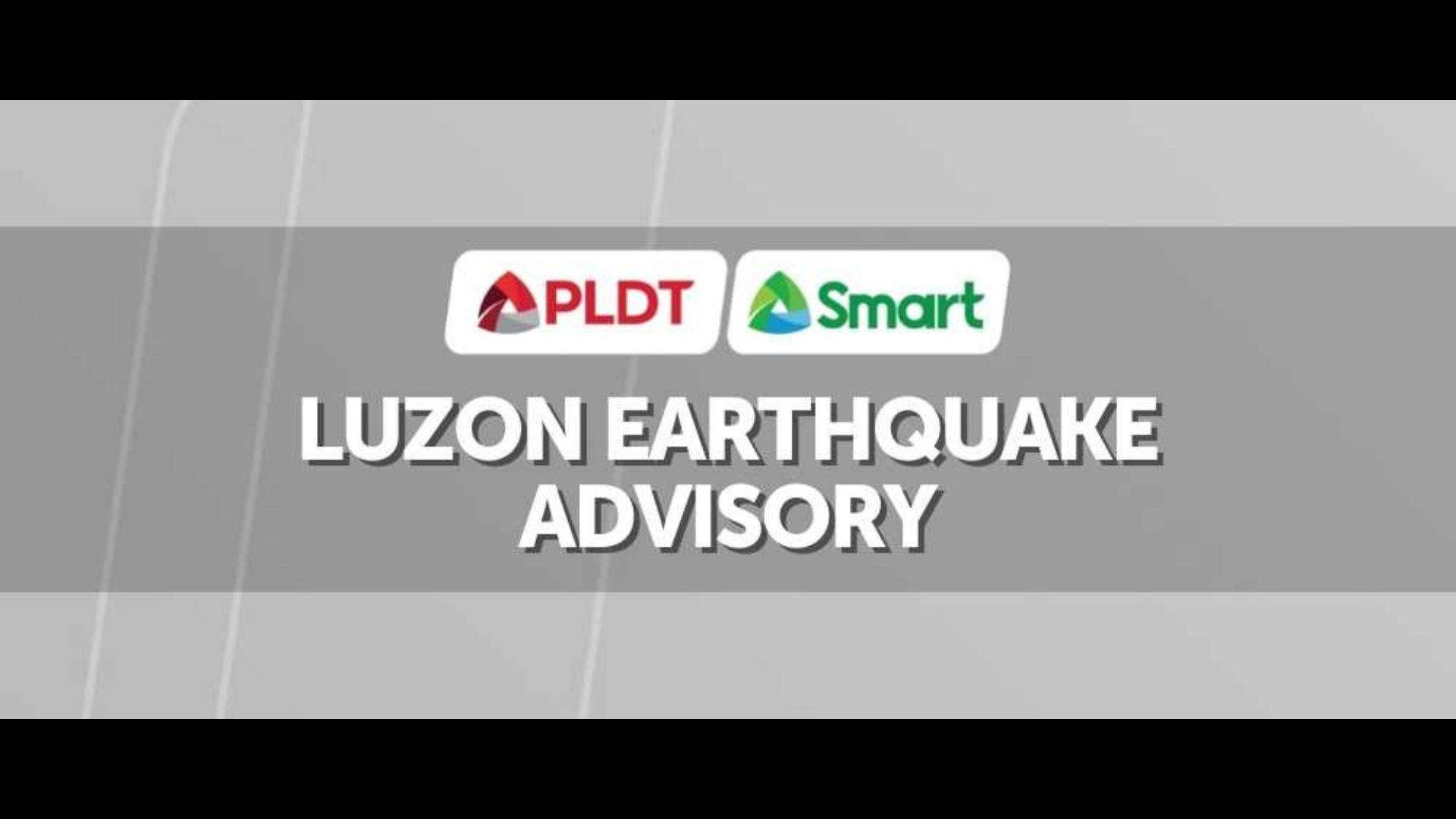 Serbisyo ng PLDT at Smart sa mga lugar na naapektuhan ng lindol, naibalik na